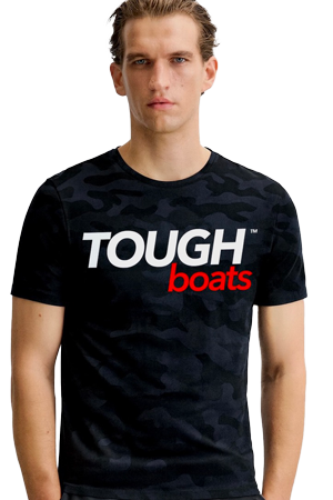 Camiseta Tough Boats (logotipo de Rough)